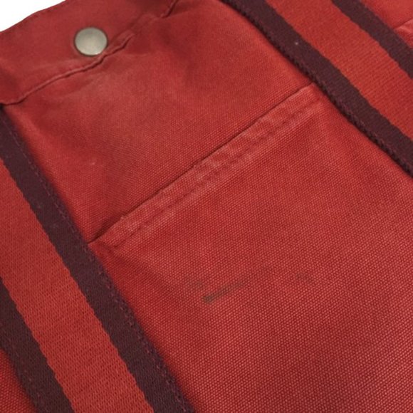 HERMES Four Toe Tote MM Bag Men's Women's Bordeaux - Picture 6 of 9